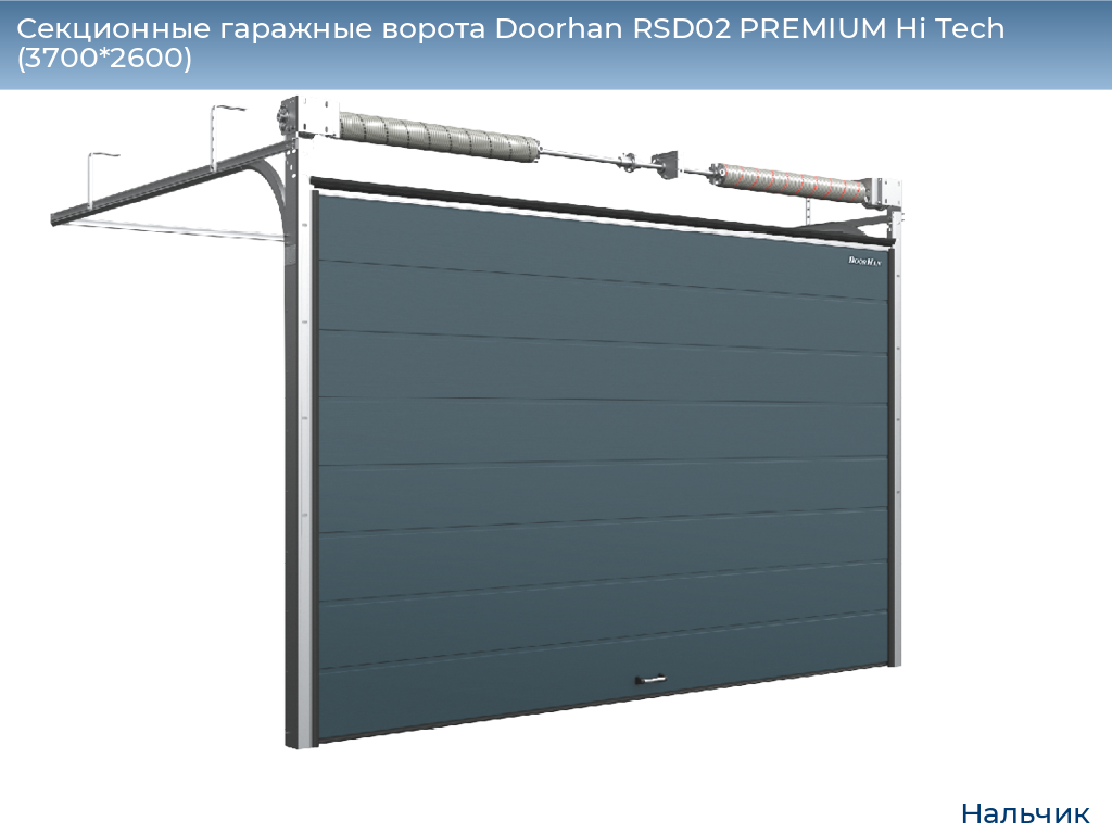 Секционные гаражные ворота Doorhan RSD02 PREMIUM Hi Tech (3700*2600), nalchik.doorhan.ru