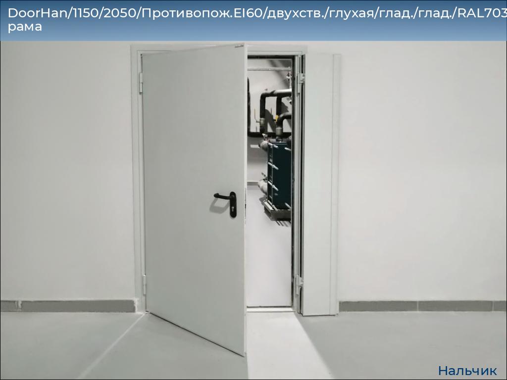 DoorHan/1150/2050/Противопож.EI60/двухств./глухая/глад./глад./RAL7035/лев./угл. рама, nalchik.doorhan.ru