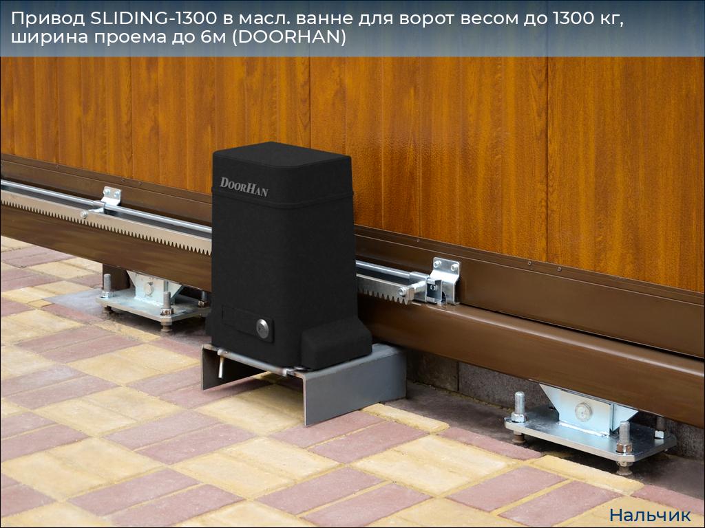 Привод SLIDING-1300 в масл. ванне для ворот весом до 1300 кг, ширина проема до 6м (DOORHAN), nalchik.doorhan.ru