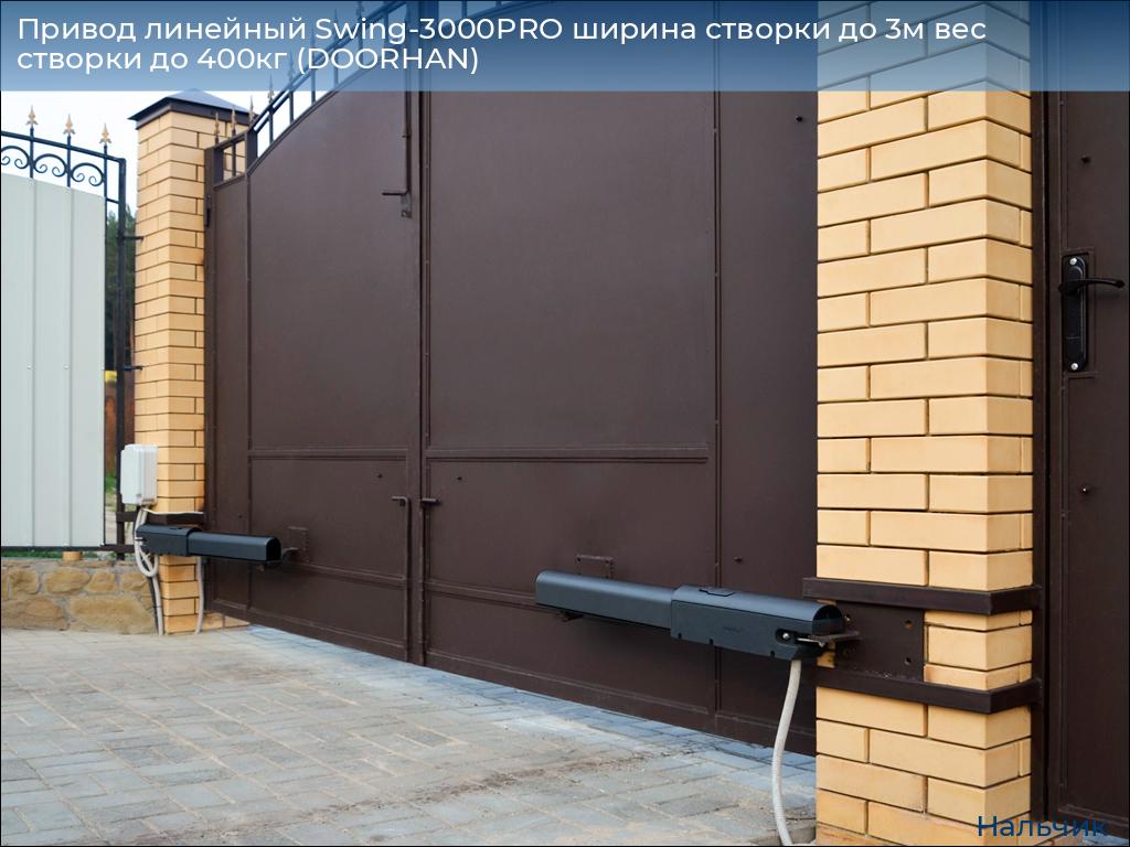 Привод линейный Swing-3000PRO ширина cтворки до 3м вес створки до 400кг (DOORHAN), nalchik.doorhan.ru