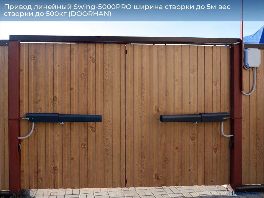 Привод линейный Swing-5000PRO ширина cтворки до 5м вес створки до 500кг (DOORHAN), nalchik.doorhan.ru