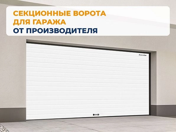 Секционные ворота 2500х2100 мм белые DoorHan RSD02, nalchik.doorhan.ru