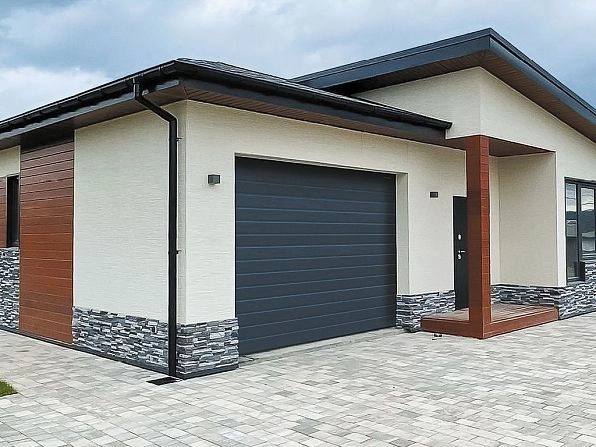 Секционные ворота 2500х2100 мм антрацитовые DoorHan RSD02, nalchik.doorhan.ru